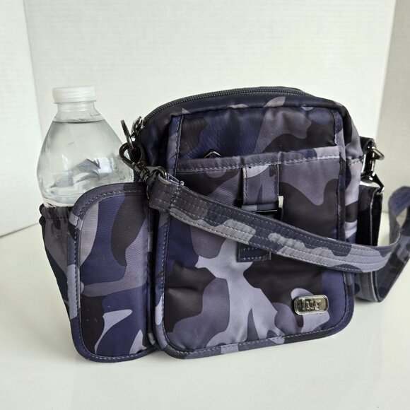LUG Can Can Crossbody Camo Blue/Gray - Picture 7 of 10